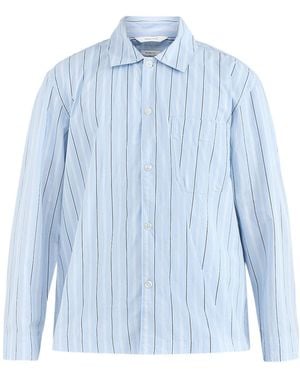 SELECTED Murray Poplin Overshirt, Cotton - Blue