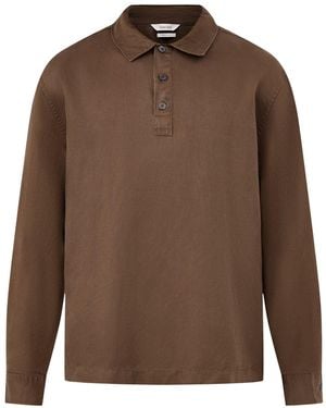 SELECTED Mika Tencel Blend Overshirt - Brown