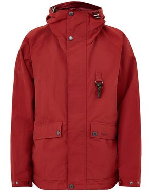 Barbour Rig Waterproof Shell Jacket - Red