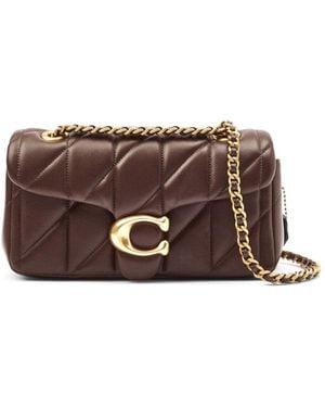 COACH Quilted Tabby Shoulder Bag 20 - Brown