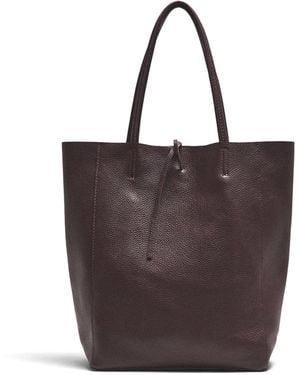 Marlon Big Shopper Tote Bag - Brown
