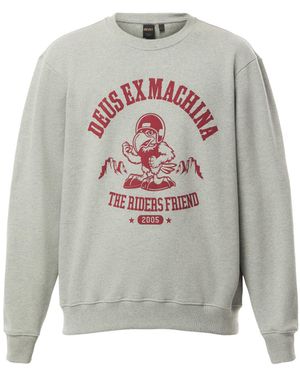 DEUS Men's U Crew Sweatshirt - Grey