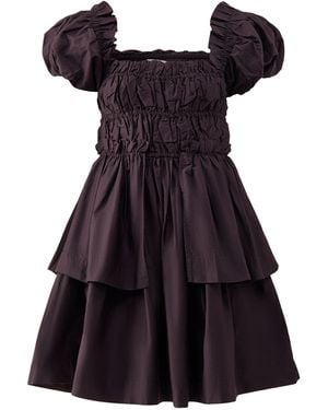 Damson Madder Lyza Mini Dress - Black