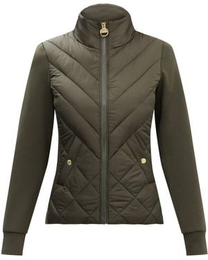Barbour Natalia Quilted Sweatshirt - Green