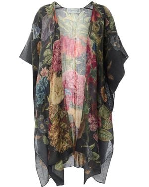 One Hundred Stars Primula Wool Throwover - Black