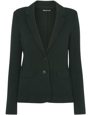 Whistles Women's Slim Jersey Jacket - Green