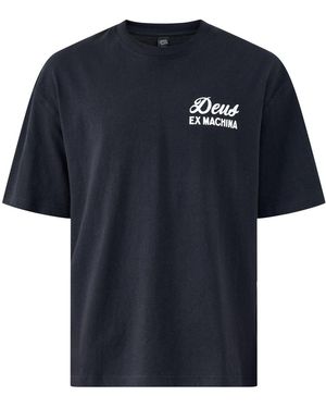 DEUS Harajuku Sign Tee - Blue