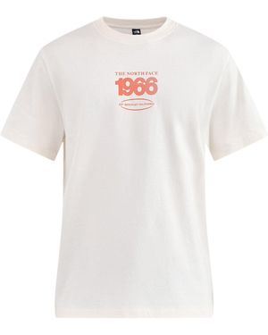 The North Face Track Graphic T-Shirt Cream - White