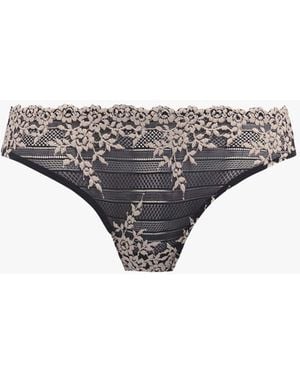 Wacoal Embrace Lace Bikini Brief - Grey