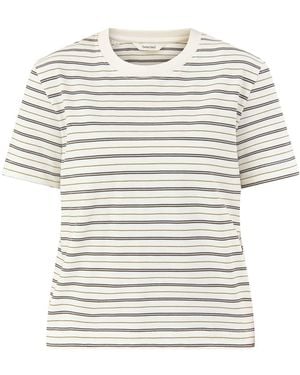 SELECTED Essential Striped Boxy T-Shirt - Black