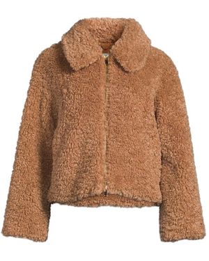 Marella Bello Teddy Jacket - Brown