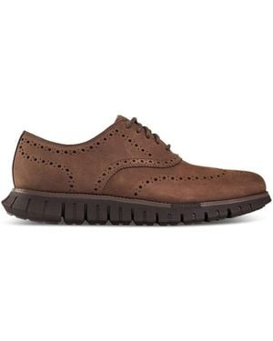 Cole Haan Men's Zerogrand Remastered Wing Tip Oxford Shoes - Brown