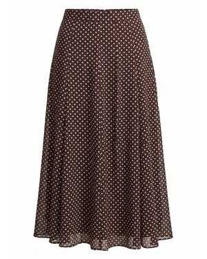 Forever New Allison Godet Midi Skirt - Brown