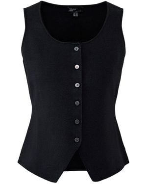 Nobody's Child Scoop Neck Waistcoat - Black