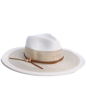 Pia Rossini Caprini Hat - White