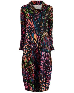 Sahara Bright Scattered Wings Dress - Black