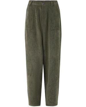 Soya Concept Bindi 20-C Corduroy Trousers - Green