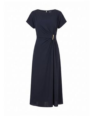 Forever New Wren Hardware Detail Midi Dress - Blue