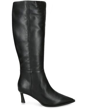 Steve Madden Lucid Knee High Heeled Boots - Black