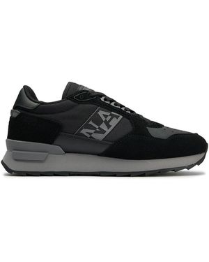 Napapijri Stab Suede Trainers - Black
