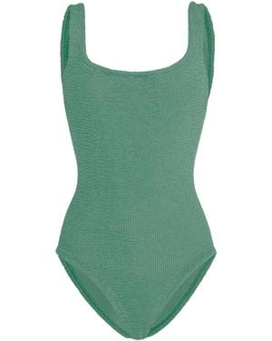 Hunza G Coverage Square Neck Swimsuit - Green