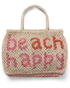 The Jacksons Beach Happy Small Beach Bag - Pink