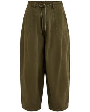 FRIZMWORKS Twill Balloon Trousers - Green