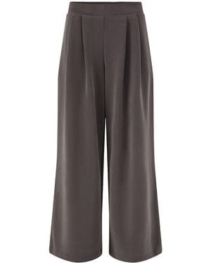 Sweaty Betty Sand Wash Wide Leg Trousers - Grey