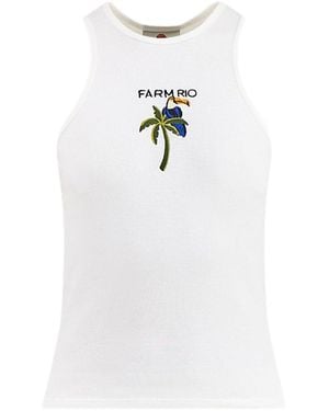 FARM Rio Toucanissimo Tank Top - White