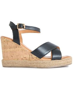 Sole Ldn Brita Wedge Sandals - White