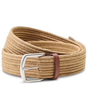 Polo Ralph Lauren Braid Stretch Casual Belt - Natural