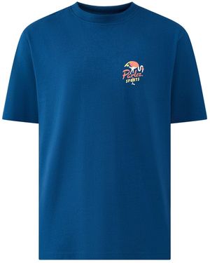 Parlez Marion Graphic T-Shirt - Blue