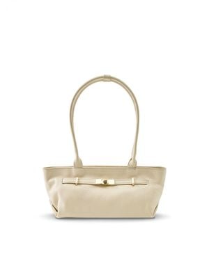 Marlon Bacil Long Handle Bag Cream - Natural
