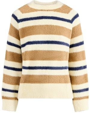 FRNCH Himalayen Jumper - White