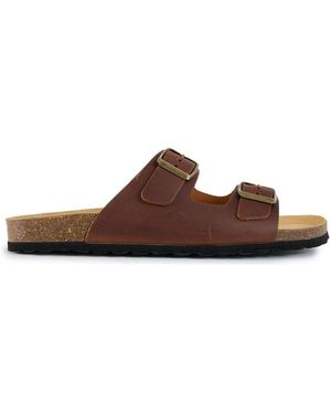 Sole Ldn Nash Footbed Sandals - Brown