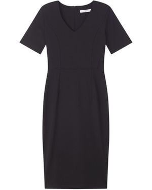 LK Bennett Natasha Fitted Jersey Dress - Black