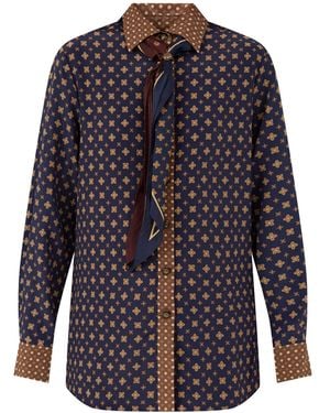 Zimmermann Relaxed Shirt, Viscose - Blue