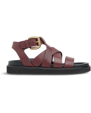 Whistles Ezra Strappy Sandal - White