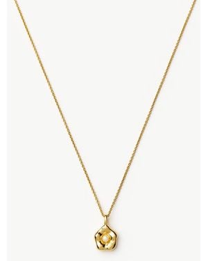 Missoma Eny Lee Parker Flower Drop Necklace - Blue