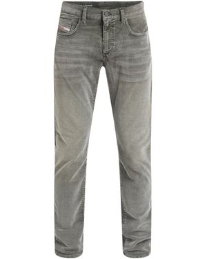 DIESEL Men's 2019 D-strukt Slim Fit Corduroy Jeans - Grey