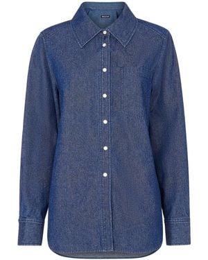 Whistles Pocket Detail Shirt - Blue
