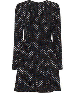 Whistles Women's Scattered Hearts Flippy Dress - Black