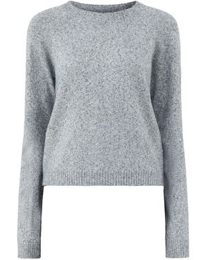 Vero Moda Doffyshine Metallic Crew Neck Jumper - Blue