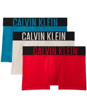 Calvin Klein Intense Power Trunk 3Pk - Red