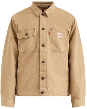 Levi's Sunrise Trucker Jacket Khaki - Natural