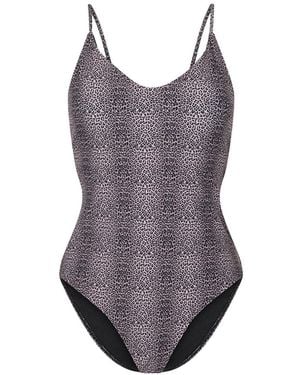 Pieces Baomi Swimsuit Multi - Grey
