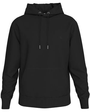 Calvin Klein Terry Monogram Hoodie - Grey