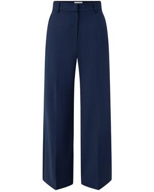 Weekend by Maxmara Visivo Straight Leg Trousers - Blue