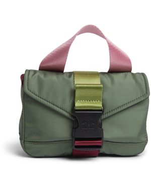 Ganni Women's Recycled Tech Mini Satchel - Green