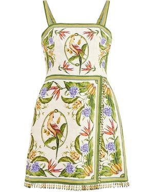 FARM Rio Sleeveless Mini Dress - Yellow
